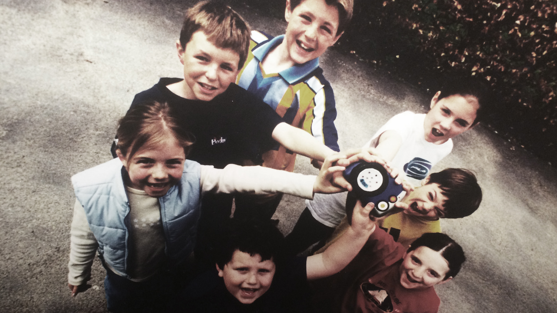 Children gathered around WakeYoo