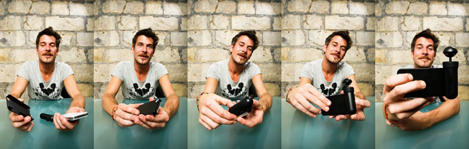 Tom demonstrating BubbleScope